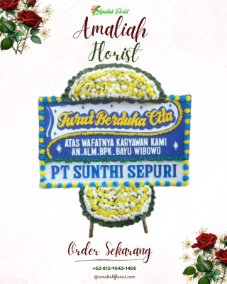 Papan Bunga Duka di Mawa