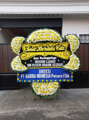Papan Bunga Duka di Mawa